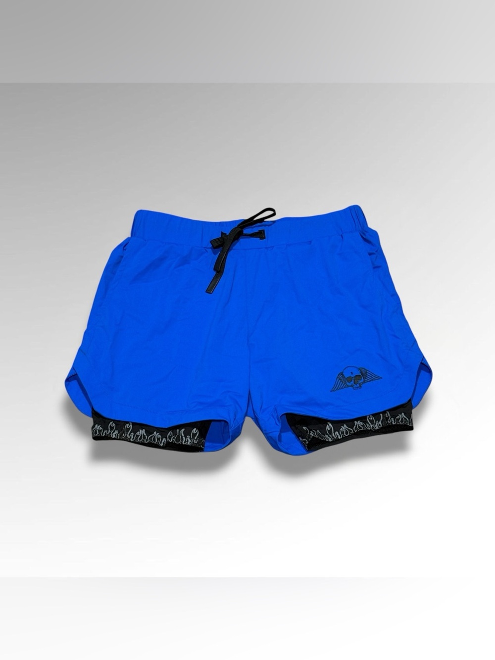 Civil Regime x No Tomorrow Blue Running Shorts